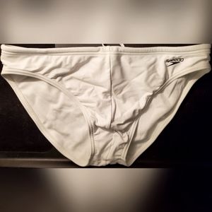 Speedo Solar White Swim Briefs